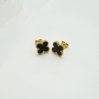 18K Gold Plated VC Earrings