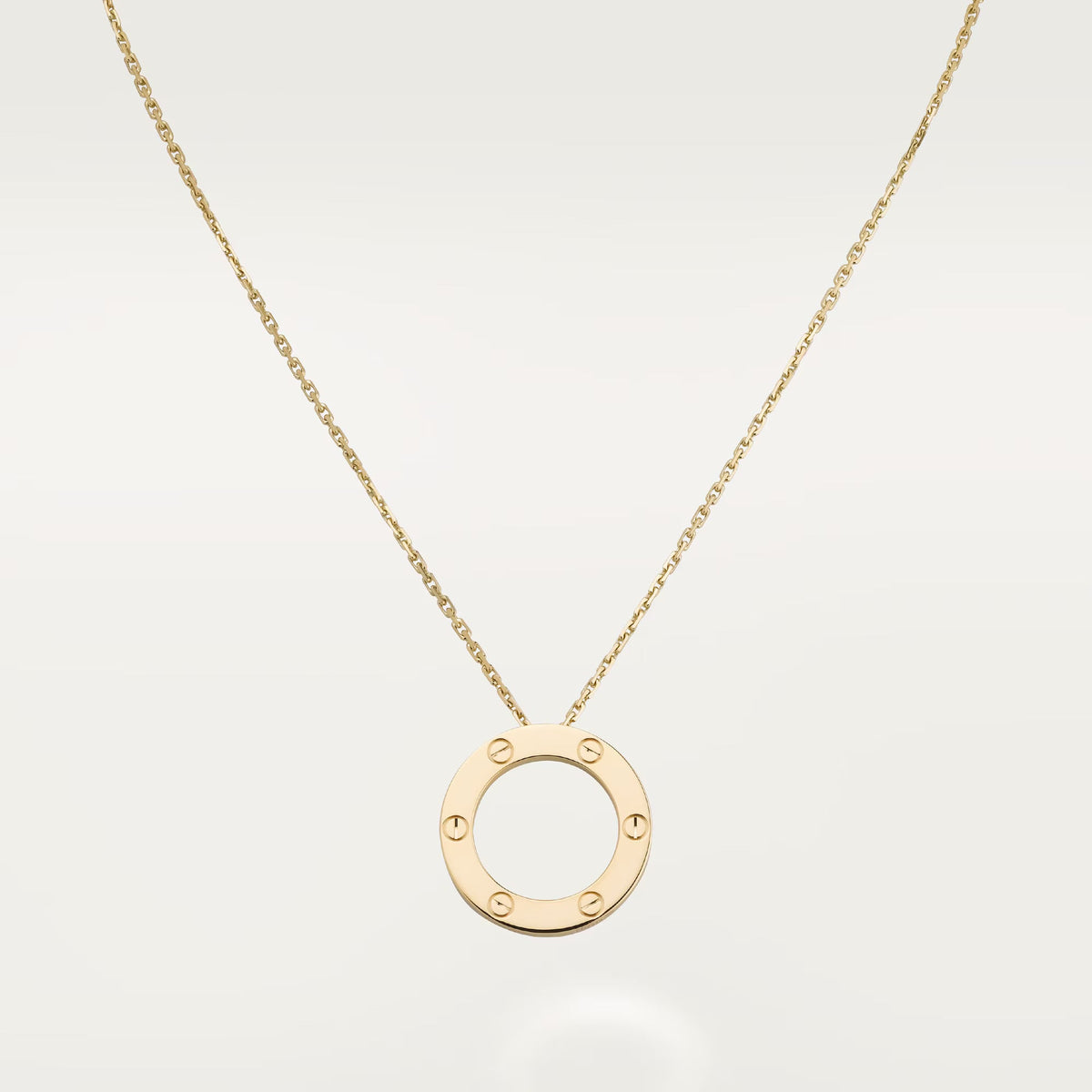 18K Gold Plated Screw Necklace