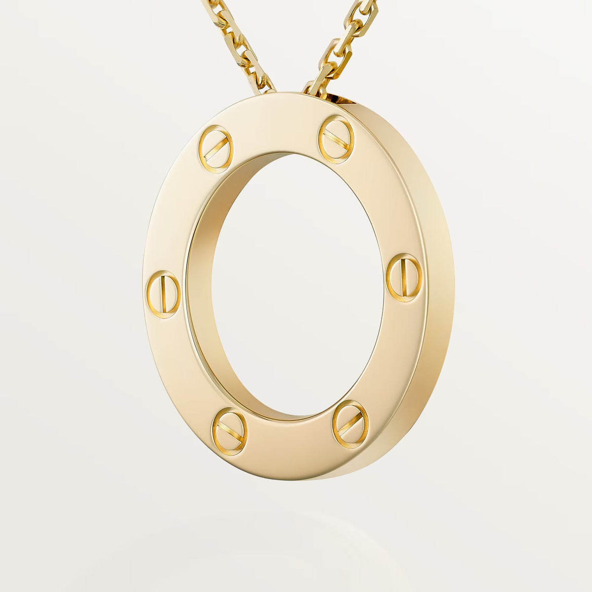 18K Gold Plated Screw Necklace