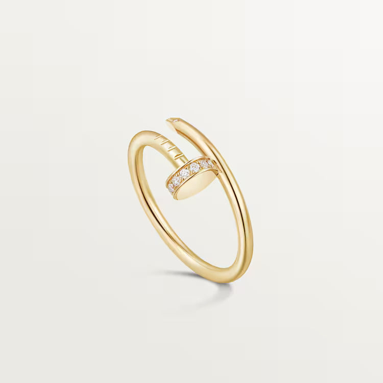 18k Gold Plated Nail Ring
