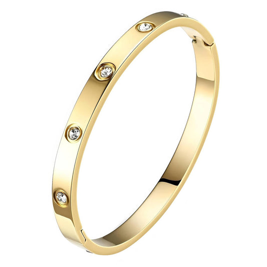 Cartier Gold Love Bangle with Diamonds