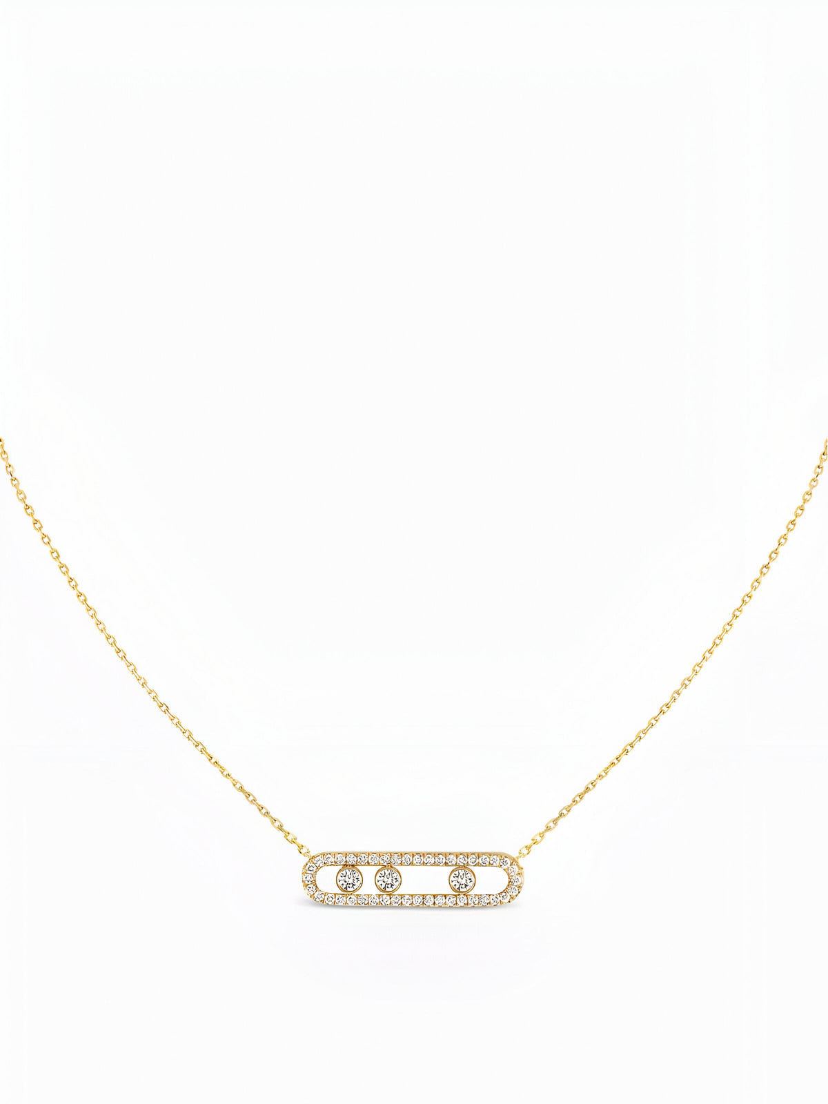 18K Gold Plated Messika Necklace