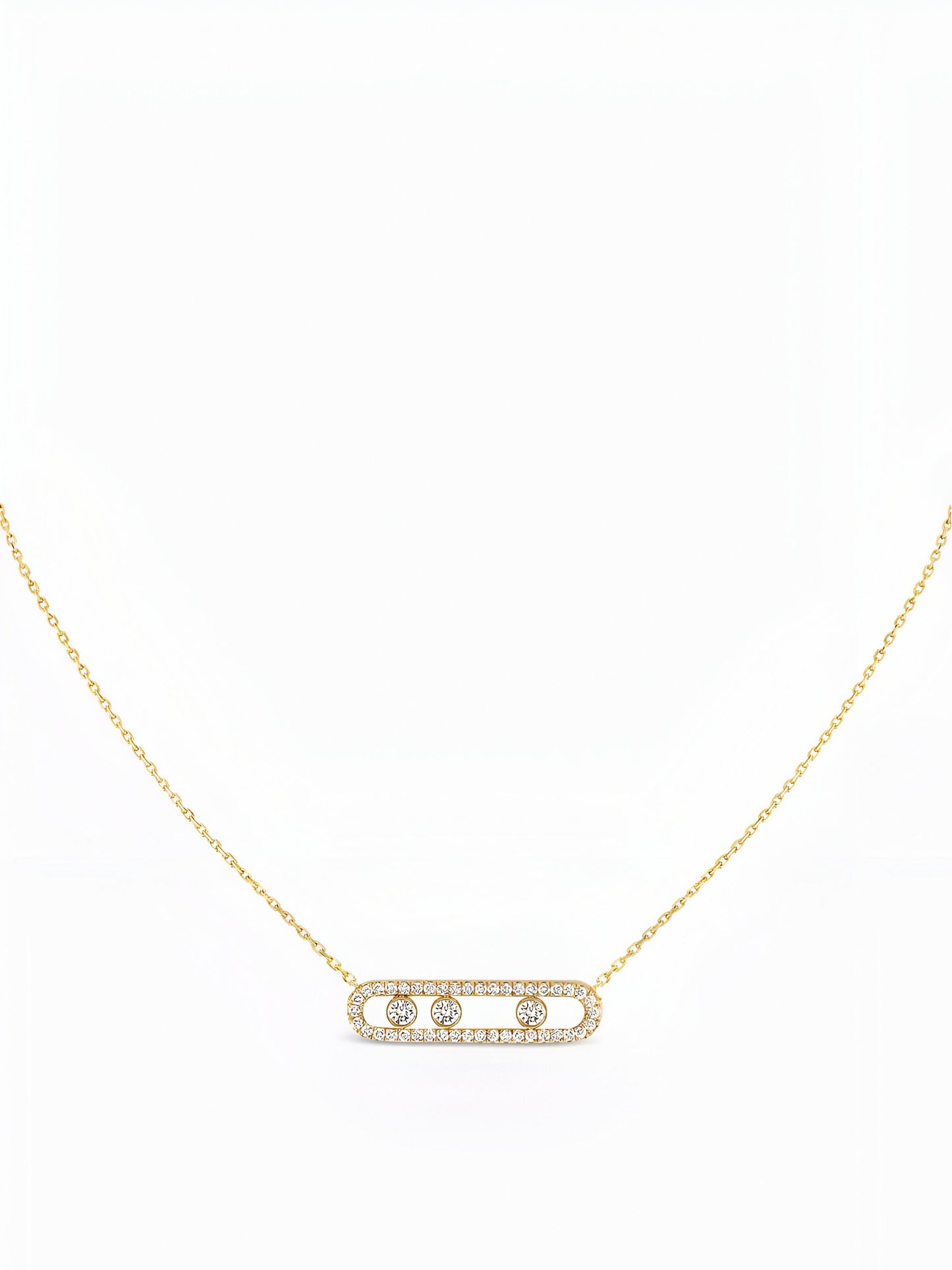 18K Gold Plated Messika Necklace
