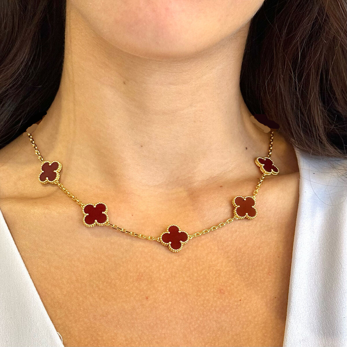 18K Gold Plated VC Chain Necklace