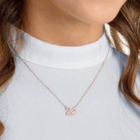 18K Gold Plated Swan Necklace