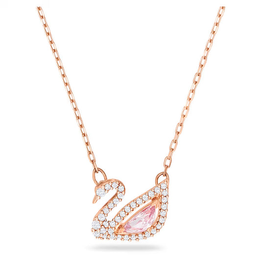 18K Gold Plated Swan Necklace